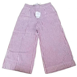 NWT BeachLunchLounge Linen Bennet Pants Berry Blast Size Small
